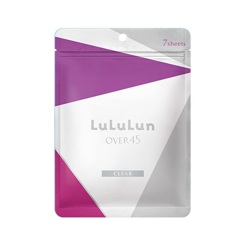 (ซอง 7 แผ่น) LuLuLun O45 Clear Face Mask ลูลูลูน แผ่นมาสก์หน้า สูตรผิวกระชับ ลดหมองคล้ำ