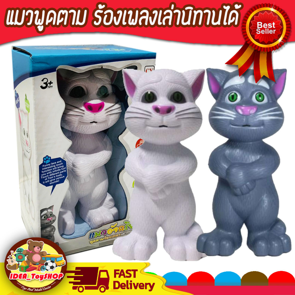 พร้อมส่ง แมวพูดได้ แมวเล่านิทานได้ แมวร้องเพลงได้ แมวพูดตามได้ Tom Cat