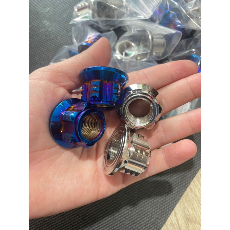 น็อตแกน้องมอเตอร์ น็อตแต่งรถไฟฟ้า Q1,AJ C-lion,Z2,Max1