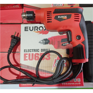EUROX สว่าน 2 หุน 653 (T Series) ขนาดเล็ก กะทัดรัด น้ำหนักเบา ใช้งานง่าย สามารถปรับซ้ายขวาได้