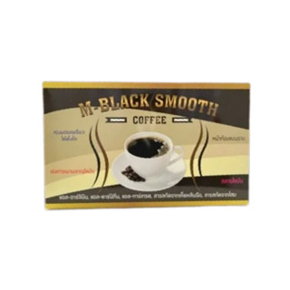 กาแฟดำ ลดน้ำหนัก M-BLACK SMOOTH COFFEE กาแฟปรุงสำเร็จชนิดผง สำหรับลดน้ำหนัก