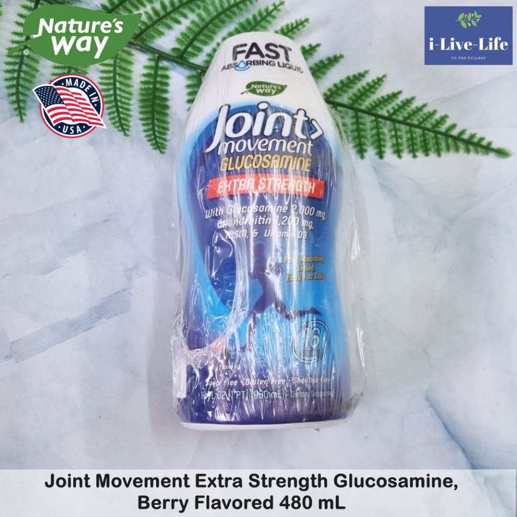 Nature's Way - Joint Movement Extra Strength Glucosamine 2,000 mg, Berry Flavored 480 mL กลูโคซามีน