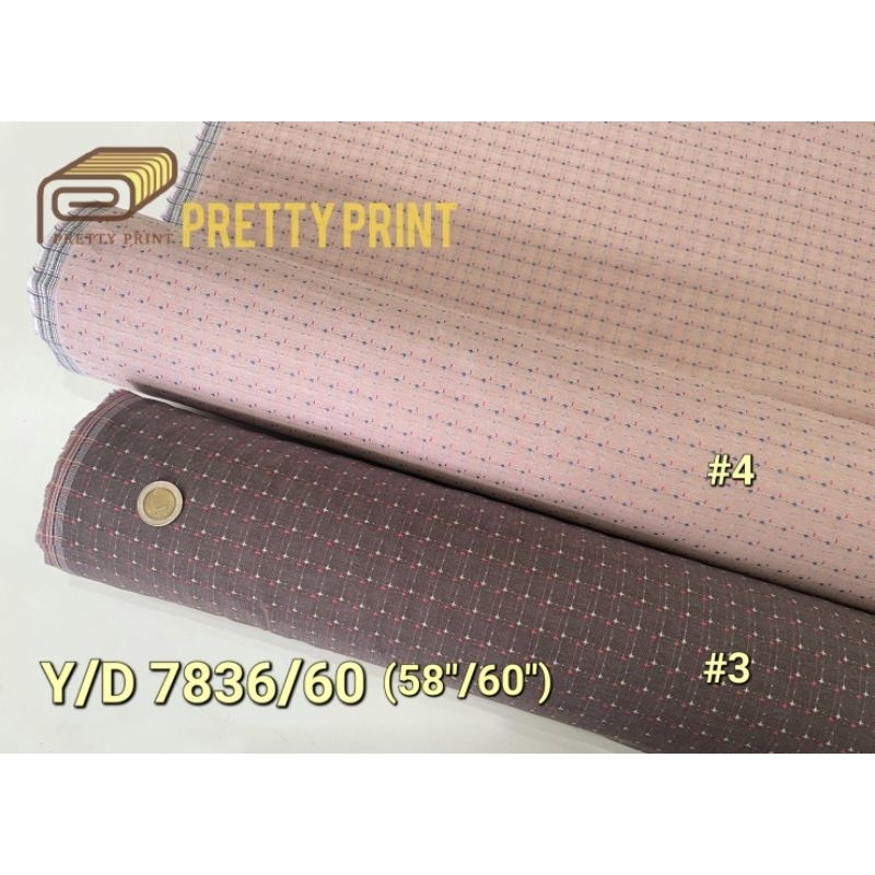 Cotton Yarn Dyed(ผ้าทอ) Made in China Y/D 7836/60 (ขายเป็นหลา)