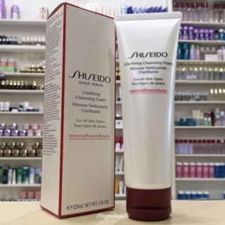 SHISEIDO Clarifying Cleansing Foam125ml โฟมล้างหน้าชิเซโด้ Nongnabeauty