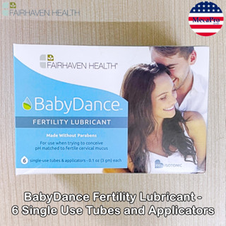 Fairhaven Health® BabyDance Fertility Lubricant 6 Set เจลหล่อลื่นเพิ่มโอกาสตั้งครรภ์ สำหรับผู้ต้องการมีบุตร ตั้งท้อง