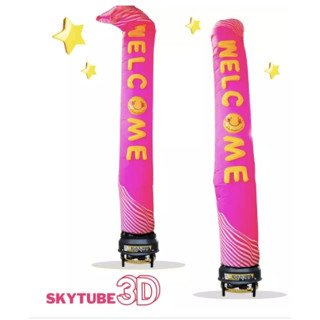 ท่อผ้าสกายทูป WELCOME (3D Skytube)