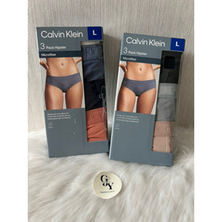 กางเกงในผู้หญิง Calvin Klein Modern Brief 3pcs / pack Size L เอว 31-32 นิ้ว สะโพก 41-42 นิ้ว