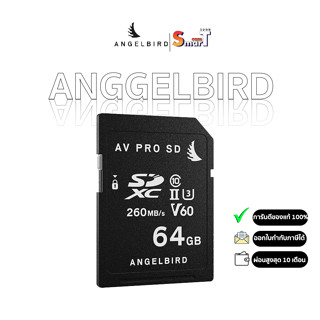 Angelbird - AV PRO SD MK2 64GB V60 | 1 PACK (AVP064SDMK2V60)  ประกันศูนย์ไทย 1 ปี