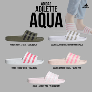 Adidas Collection อาดิดาส รองเท้าแตะ รองเท้าลำลอง SPF Adilette Aqua GZ5237 / EF1730 / HP9392 / HP9394 / GZ5878 (800)