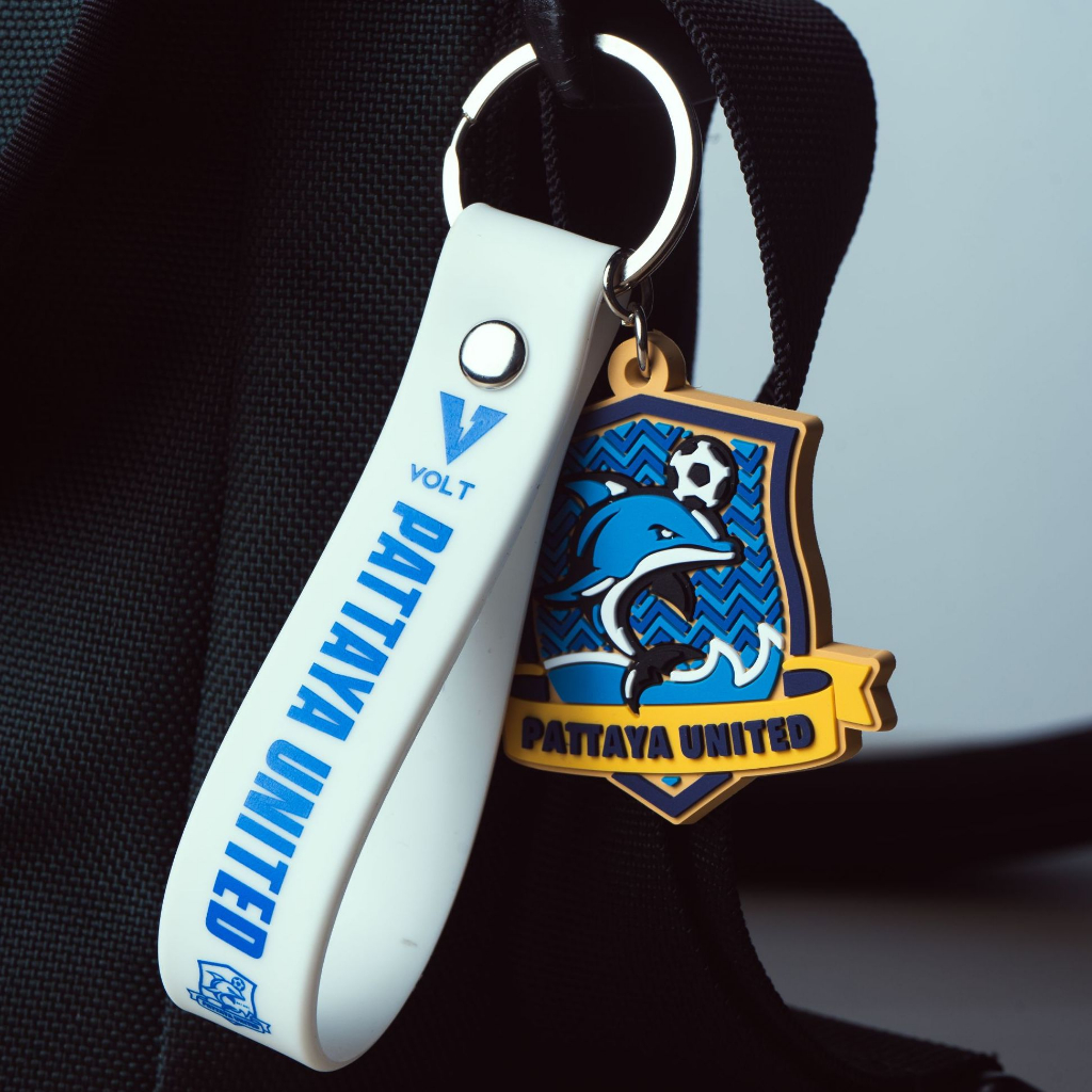 VOLT [สินค้าพร้อมส่ง] พวงกุญแจ พัทยา ยูไนเต็ด KEY CHAIN PATTAYA UNITED KC-0007