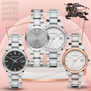 OUTLET WATCH นาฬิกา Burberry OWB318 นาฬิกาข้อมือผู้หญิง นาฬิกาผู้ชาย แบรนด์เนม Brandname Burberry Watch BU9100