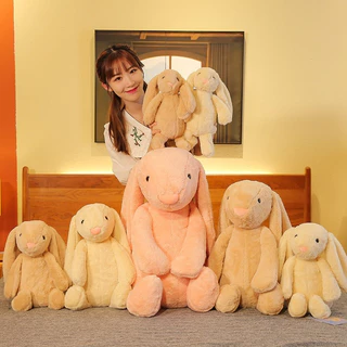 ตุ๊กตากระต่ายหูยาว น่ารักขนนุ่ม 35CM 45CM 55CM 65CM 85CM เขียนการ์ดอวยพรได้ ของขวัญวันเกิด ของขวัญวันปัจฉิม