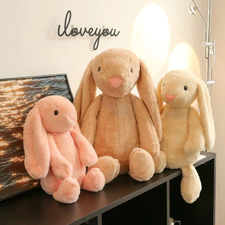 ตุ๊กตากระต่ายหูยาว น่ารักขนนุ่ม 35CM 45CM 55CM 65CM 85CM เขียนการ์ดอวยพรได้ ของขวัญวันเกิด ของขวัญวันปัจฉิม