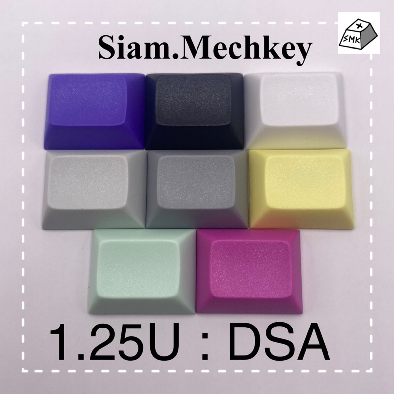 พร้อมส่ง ของแท้ 8สี 1.25U : DSA Profile Keycap คุณภาพดี PBT คีย์แคปเปล่า Mechanical Keyboard