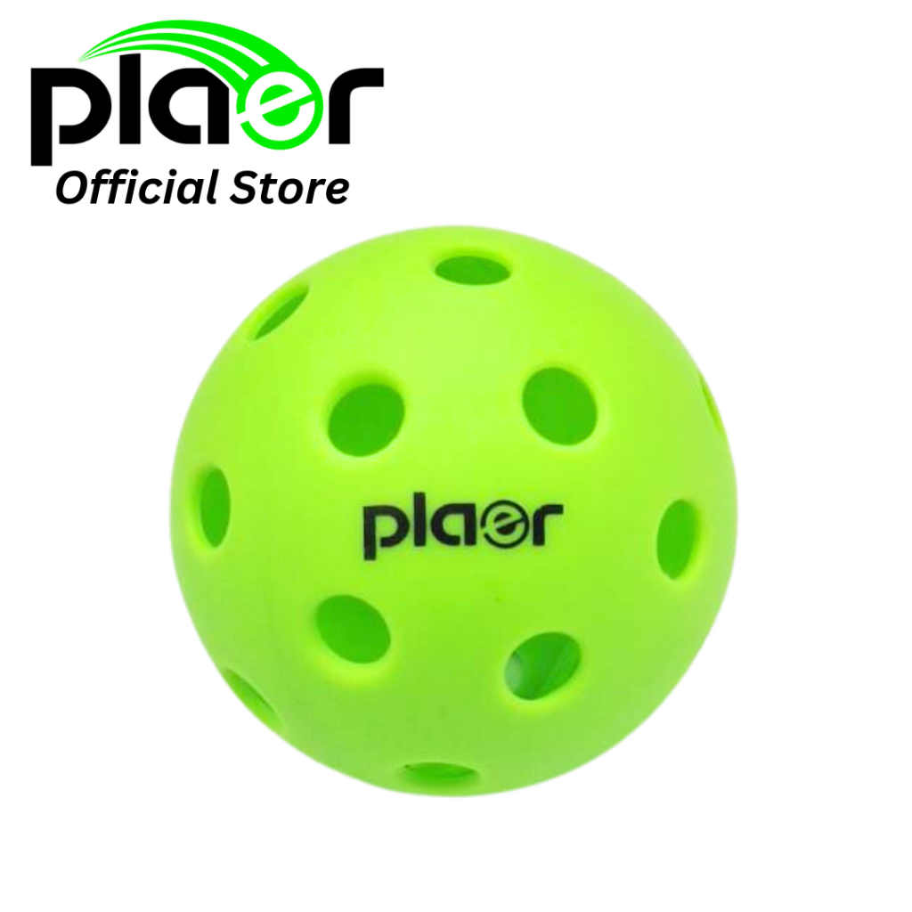 พิเคอบอล บอลในร่ม - PLAER Indoor Pickleball balls - Split Mould 26 holes