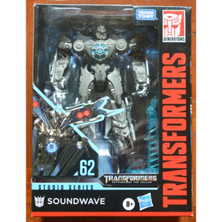 หุ่นแปลงร่าง Transformers Toys Studio Series 62 Deluxe Transformers: Revenge of The Fallen Movie Soundwave Action Figure