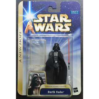 Star wars Saga A New Hope Carded Darth Vader Figure 3.75"