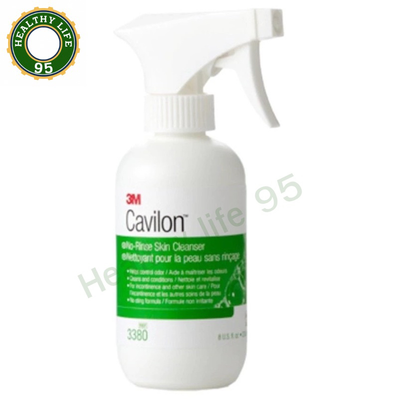 (ของแท้สั่งตรงบริษัท)3M Cavilon No-Rinse Skin Cleanser คาวิลอน โนรินส์ สกิน คลีนเซอร์ ชนิดสเปรย์ 236ml 1ขวด
