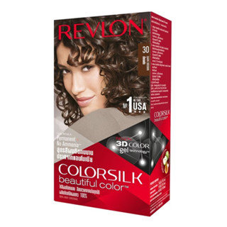 Revlon Colorsilk Hair Color (No.30 Dark Brown) เรฟลอน คัลเลอร์ซิลค์ แฮร์คัลเลอร์ (No.30น้ำตาลเข้ม)