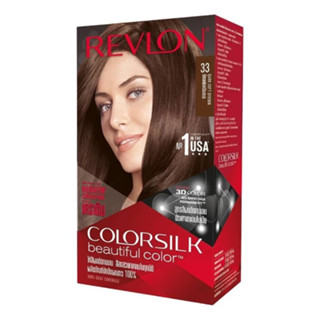 Revlon Colorsilk Hair Color(No.33 Dark Soft Brown) เรฟลอน คัลเลอร์ซิลค์ แฮร์คัลเลอร์ (No.33 น้ำตาลเข้มเหลือบหม่น)