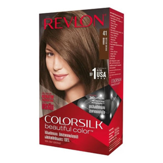 Revlon Colorsilk Hair Color(No.41 Medium Brown) เรฟลอน คัลเลอร์ซิลค์ แฮร์คัลเลอร์ (No.41 น้ำตาลกลาง)