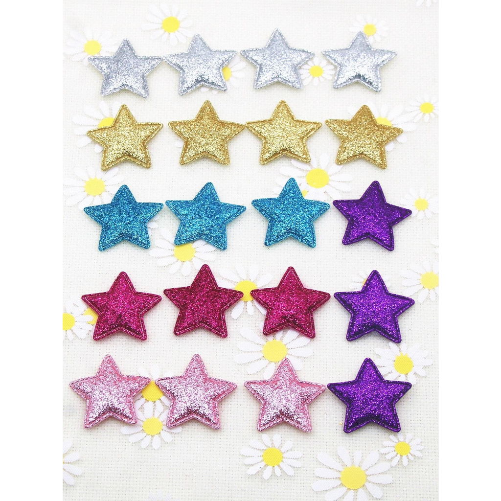 SALE แพทช์ดาวกากเพชร ตกแต่งเสื้อผ้า ทำงาน DIY อุปกรณ์งานผ้า เย็บปักถักร้อย