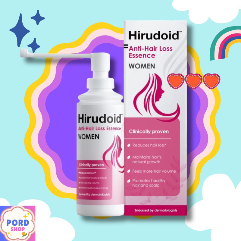 Hirudoid Anti Hair loss essence ฮีรูดอยด์ แอนตี้ แฮร์ลอส เอสเซนส์ สูตร Women ผู้หญิง #ผมร่วง #ผมบาง