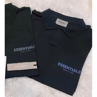 Essentials Polo สีดำ มือหนึ่ง ของแท้