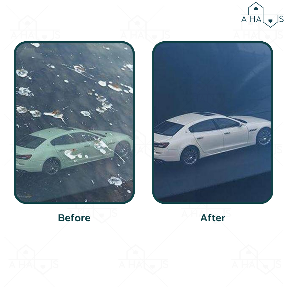 A HAUS ที่เช็ดกระจก ผ้าเช็ดกระจก ขจัดคราบขุ่นมัว ใช้งานง่าย พกพาสะดวก เพิ่มวิสัยทัศน์การมองเห็น - รูปที่ 4