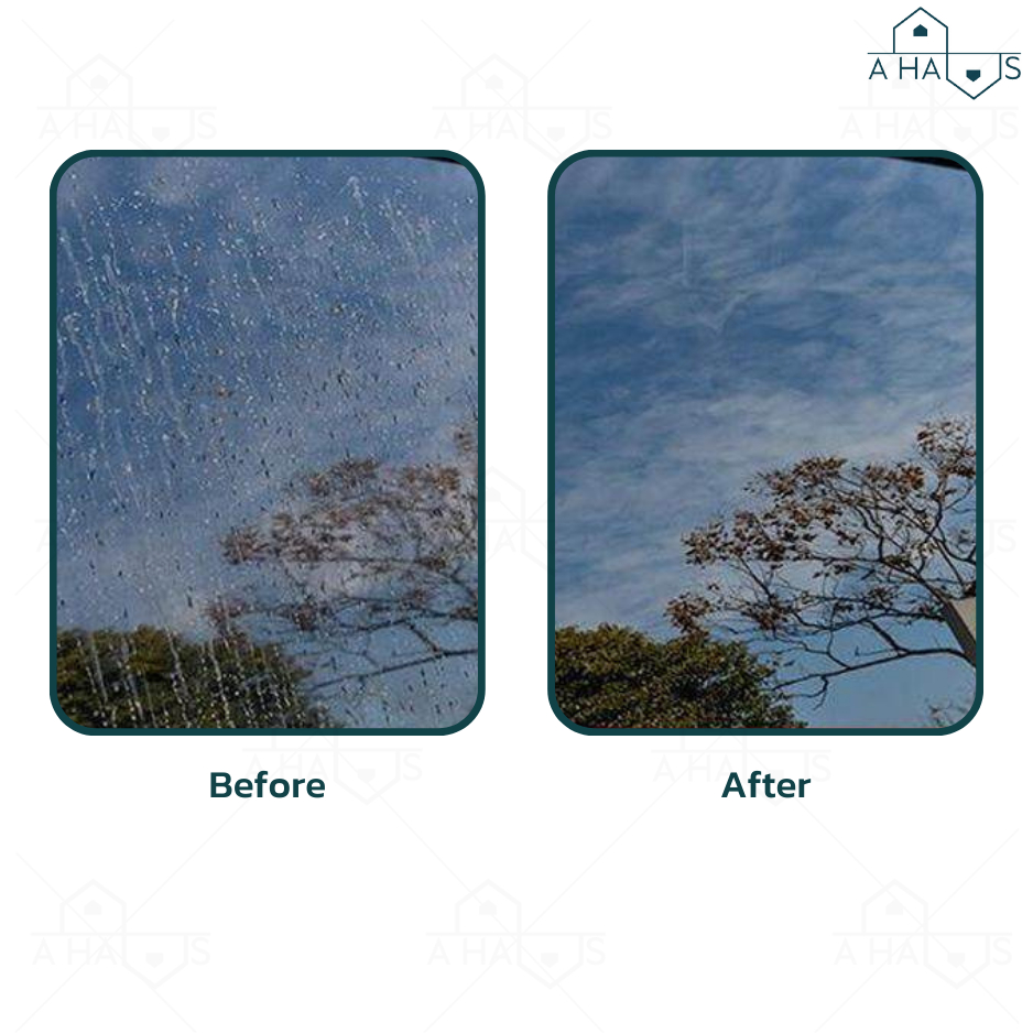 A HAUS ที่เช็ดกระจก ผ้าเช็ดกระจก ขจัดคราบขุ่นมัว ใช้งานง่าย พกพาสะดวก เพิ่มวิสัยทัศน์การมองเห็น - รูปที่ 5