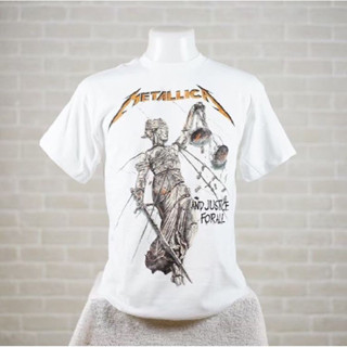 เสื้อวง Metallica ลิขสิทธิ์แท้100% ลาย JUSTICE ALBUM COVER