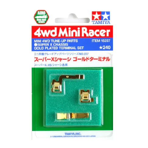 สะพานไฟทอง/ห่ออ่อน (Super X Chasis)  <Tamiya 15237 - Super X Chassis Gold Plated Terminal Set>