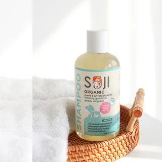 SOJI แชมพูลูกสุนัข&ลูกแมว ออร์แกนิค อ่อนโยนพิเศษ Puppy&Kitten shampoo สัตว์เด็ก สูตรอ่อนโยนเป็นพิเศษ