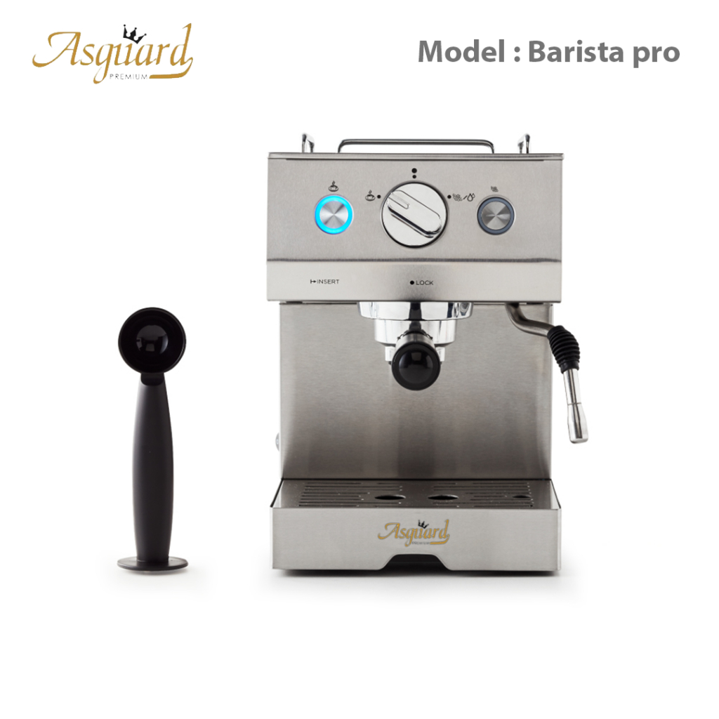Asguard เครื่องชงเอสเพรสโซ่ รุ่น Barista pro ก้านชง 51 mm. ลำหรับร้านกาแฟชงเอสเพรสโซได้ครีมม่าสีทองส