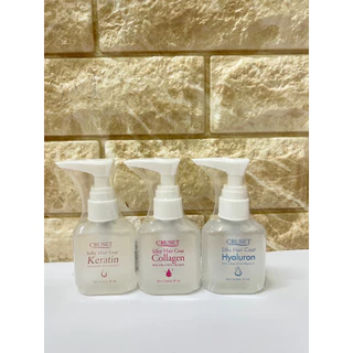 CRUSET Silky Hair Coat Keratin / Collagen / Hyaluron / ครูเซ็ท ซิลกี้ แฮร์ โค้ท เซรั่มเคลือบฟื้นบำรุงเส้นผม (ขนาด30มล.)