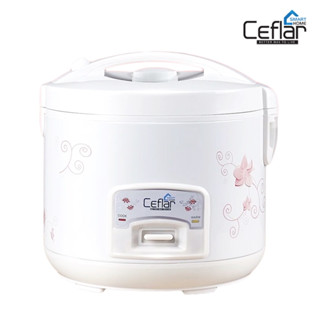 Ceflar หม้อหุงข้าว อุ่นทิพย์  รุ่น CR-011 ความจุ 1 ลิตร กำลังไฟ 400W ใช้งานง่าย  รับประกัน 1 ปี