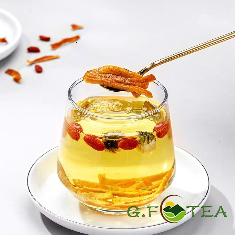 เปลือกส้มหั่นฝอย 50g-200g บ๊วยเปลือกส้ม ผลไม้อบแห้ง 陈皮丝 tea pericarpium citri reticulatae - รูปที่ 3