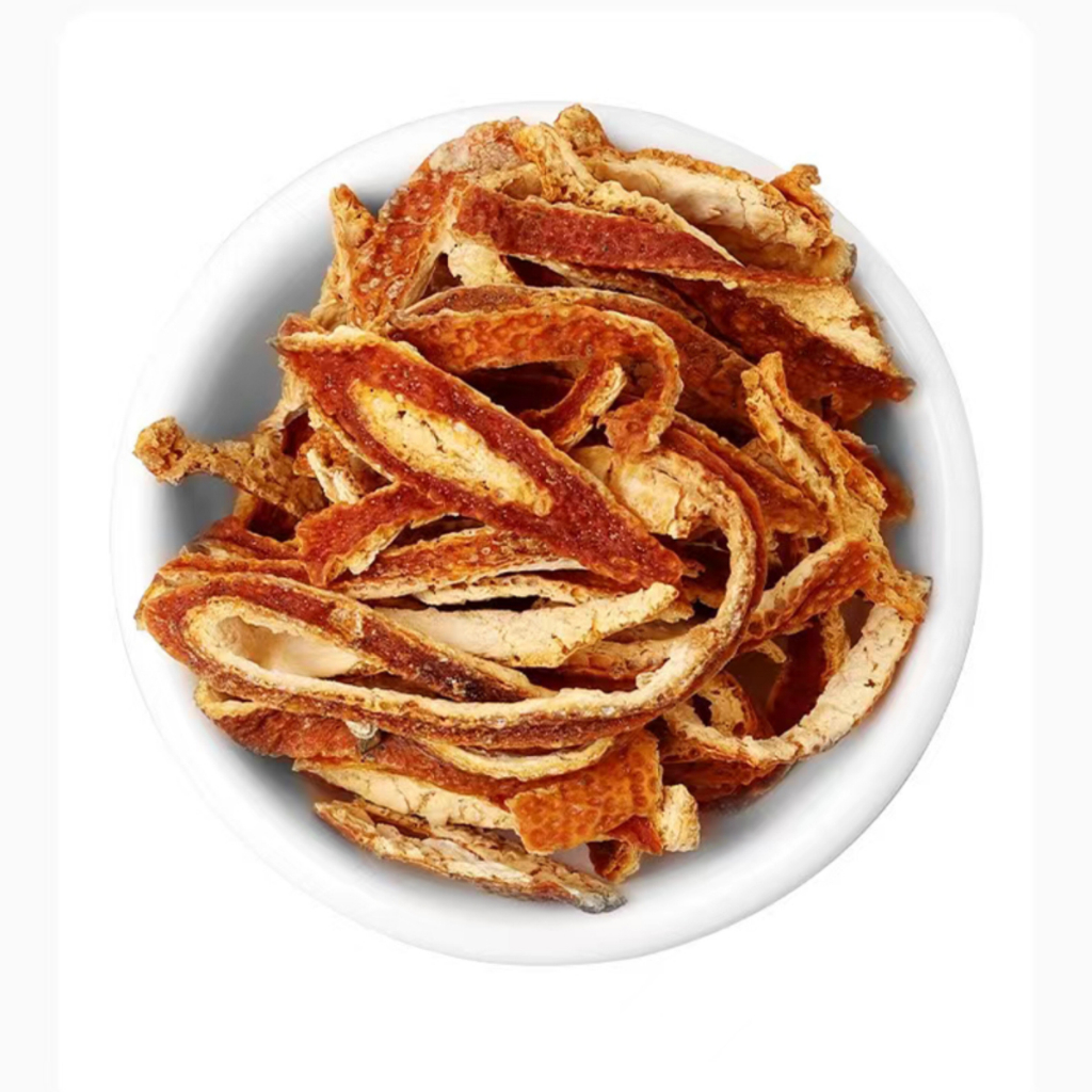 เปลือกส้มหั่นฝอย 50g-200g บ๊วยเปลือกส้ม ผลไม้อบแห้ง 陈皮丝 tea pericarpium citri reticulatae - รูปที่ 7