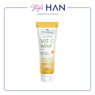 Plantnery Yuzu Orange Vitamin C Whip Foam 100g วิปโฟมล้างหน้า ยูซุ วิตามินซี สูตรเผยผิวกระจ่างใส