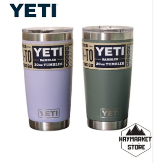 YETI แก้วเยติแท้ 💯% YETI RAMBLER 20oz ( แก้วเก็บความเย็น เยติ ฝาสไลด์แม่เหล็ก ) แก้วกาแฟ พร้อมส่ง🚚