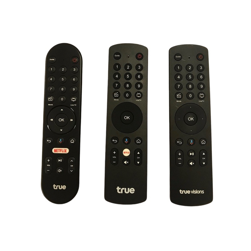 รีโมท ทรูไอดี ทีวี ของแท้ TrueID TV Remote มีปุ่มคำสั่งเสียง Google Assistant ,(มีให้เลือก3แบบ)
