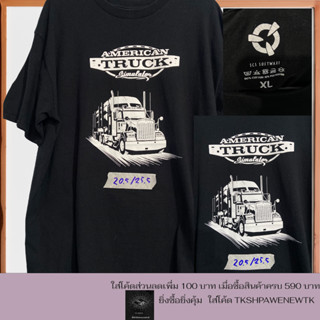 เสื้อยืดมือสอง TRUCK แท้ วินเทจ  สำหรับผู้ชาย สินค้าคัดพิเศษ คุณภาพผ้าเกจ A ราคาถูก