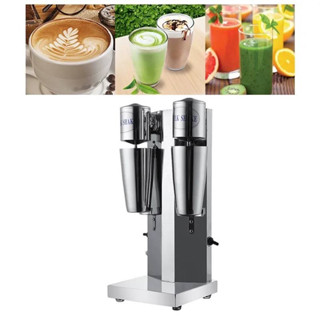 เครื่องปั่นผสมไฟฟ้า Milk shake machine เครื่องปั่นความเร็วสูงเชิงพาณิชย์ร้านชานม ✏️มีพร้อมส่ง