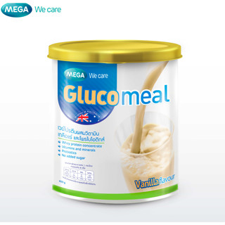 MEGA We care เมก้าวีแคร์ GLUCOMEAL (Vanilla Flavour) (400 g. ) กลูโคมิล ผลิตภัณฑ์เสริมอาหาร 400 กรัม