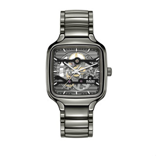 (ประกันศูนย์ไทย 2 ปี) RADO True Square Automatic Skeleton (สีพลาสม่า) รุ่น R27125152