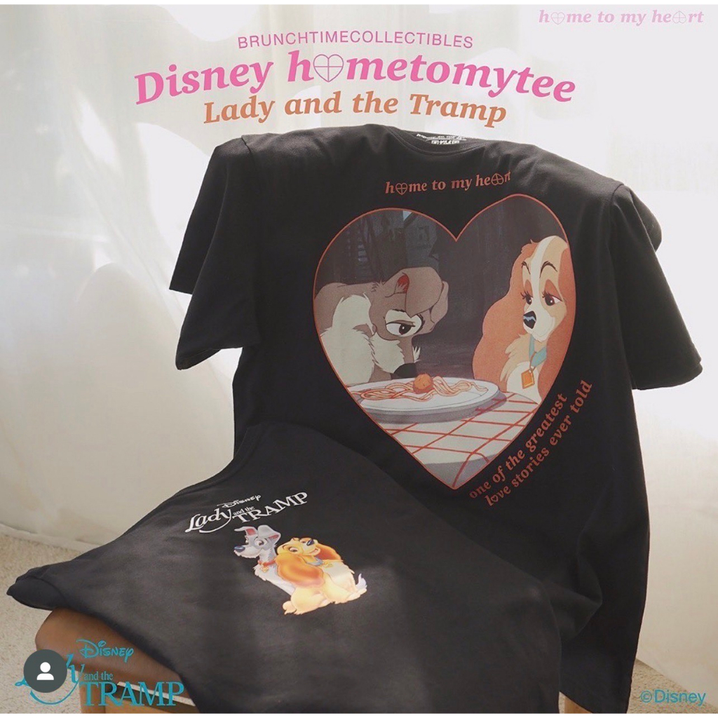 [พร้อมส่ง] Home to my heart เสื้อ  Lady and the Tramp