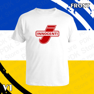 เสื้อยืด คอกลม แขนสั้น INNOCENTI สกรีน Flex pu  ขอบสวย คมชัด ผ้า cotton 100%