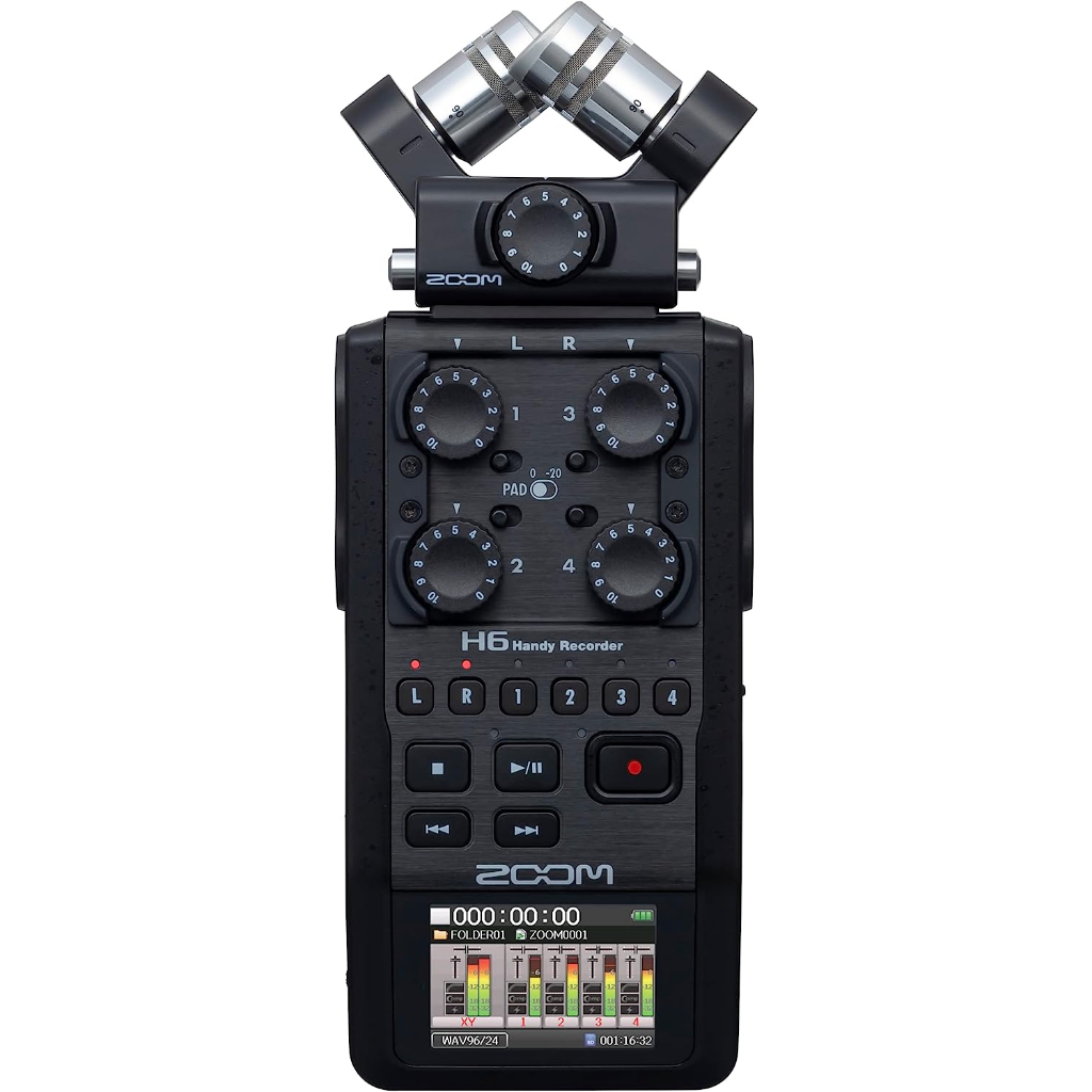 Zoom H6 Handy Recorder BLACK