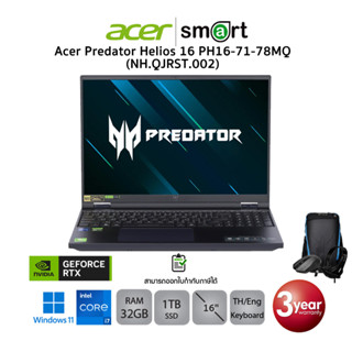 Acer Predator Helios 16 PH16-71-78MQ(NH.QJRST.002)Core i7-13700HX/RTX 4070/32GB/1TB/16"/Windows 11