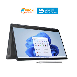 NOTEBOOK 2 IN 1 (โน้ตบุ๊คแบบฝาพับ 360 องศา) HP PAVILION X360 14-EK1018TU WIN11 + OFFICE (NATURAL SILVER)